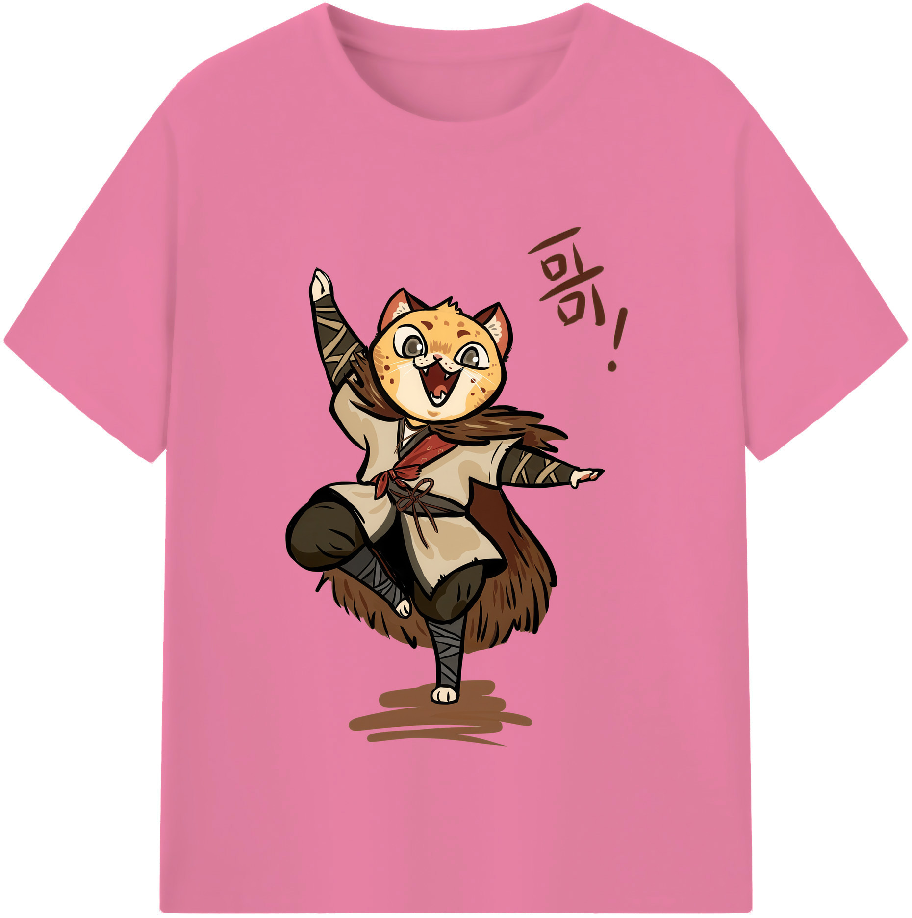 （画像用） Ne Zha 2 ナタ 魔童の大暴れ 綿100％半袖Tシャツ（フロントプリント）